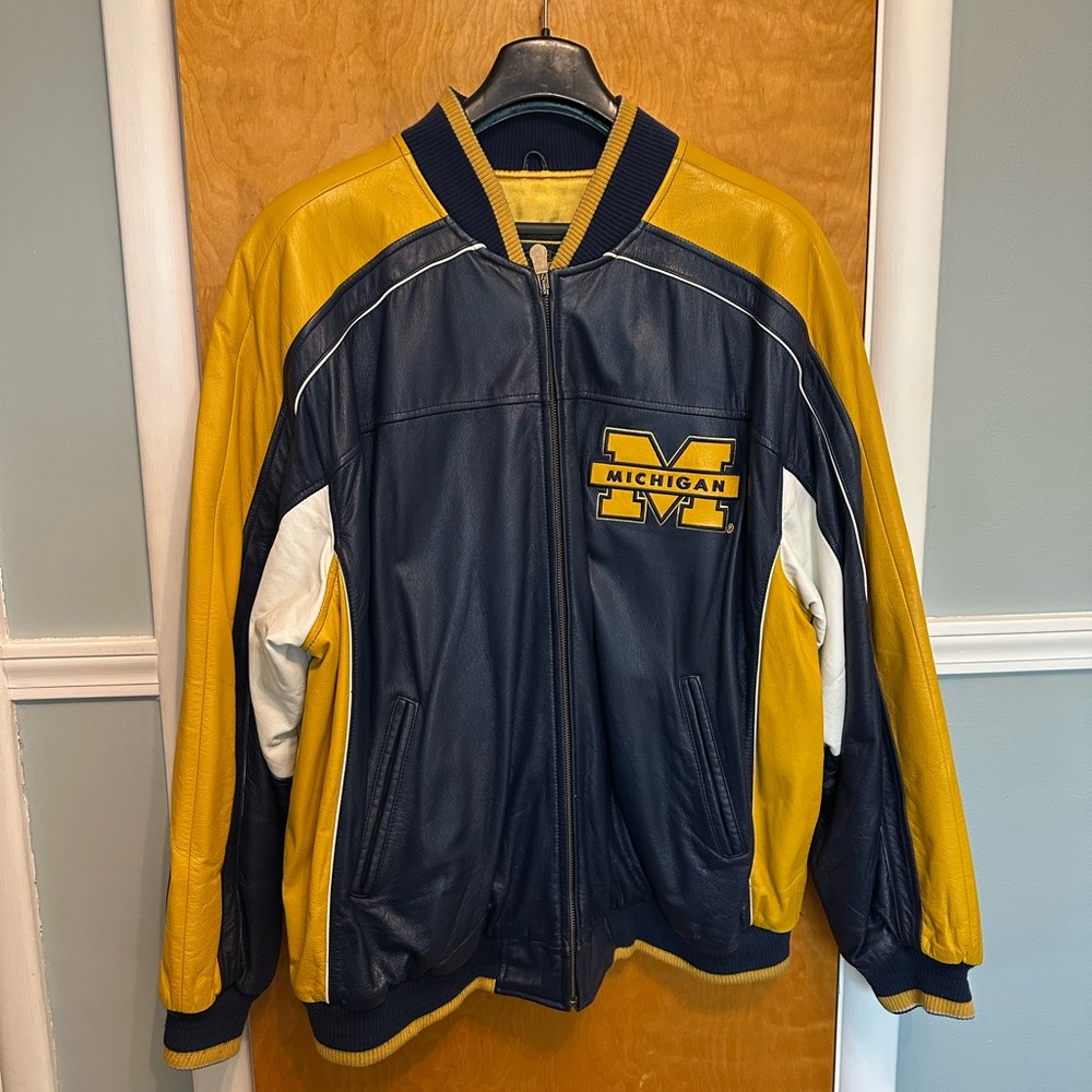 Global Identity Leather Fashions Varsity Jacket